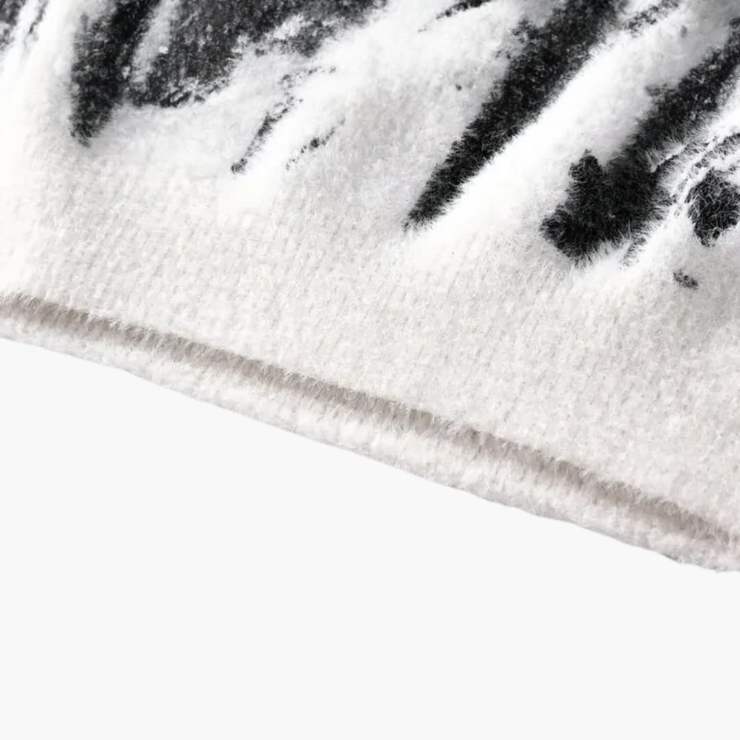 Vince | Abstrakt Prenta Pullover
