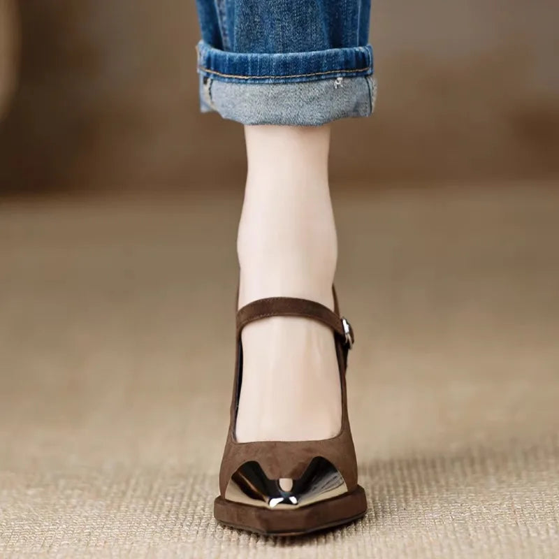 Íþróttaskór með hæl Elegant Mora