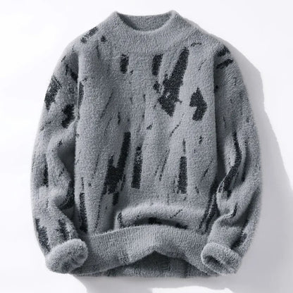 Vince | Abstrakt Prenta Pullover