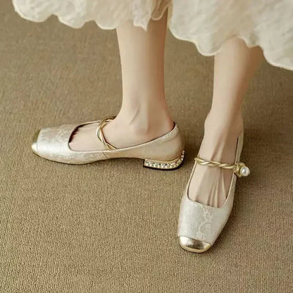 Mestelle leðurskór Mary Janes