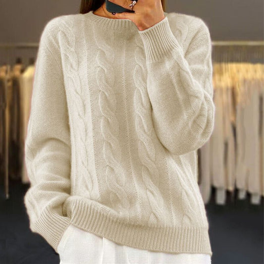Kennedy - Rólegur Konur Solid Knit Pullover