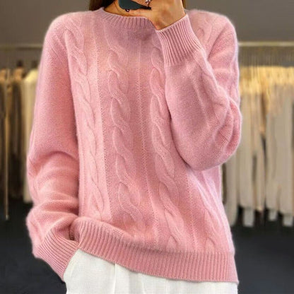 Kennedy - Rólegur Konur Solid Knit Pullover